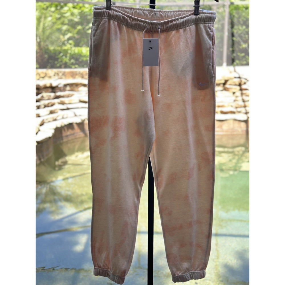 Nike Women's Mid Rise Cloud Dye Joggers L | Activewear Pants DM6714-800